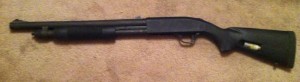 What this Mossberg really needs is a rail and a red dot sight.